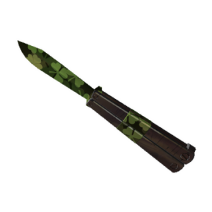 Clover Camo'd Knife