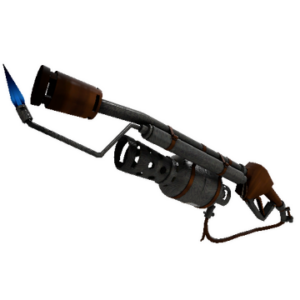 Damascus & Mahogany Flame Thrower