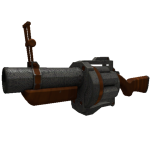 Damascus and Mahogany Grenade Launcher (Minimal Wear)