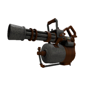 Damascus and Mahogany Minigun (Factory New)
